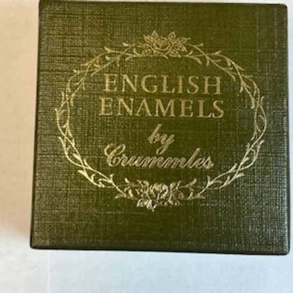 Crummles English Enamels Mourning Dove Trinket Box My Love Ill Treat With Kisses - Picture 3 of 9